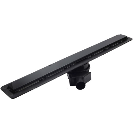 душевой трап 750 мм bettoserb frameless black matte line 13701321 2 в 1 с основой под плитку