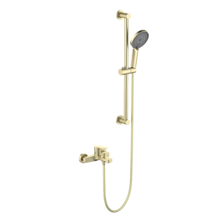 Смеситель для ванны Aquatek Лугано AQ1748BG цвет Золото шлифованное