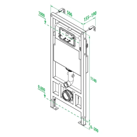 система инсталляции для унитазов iddis neofix neo0000i32