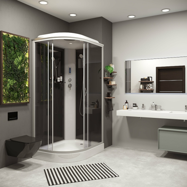 душевая кабина niagara classic 120х80 r ng-3512-14rp без гидромассажа