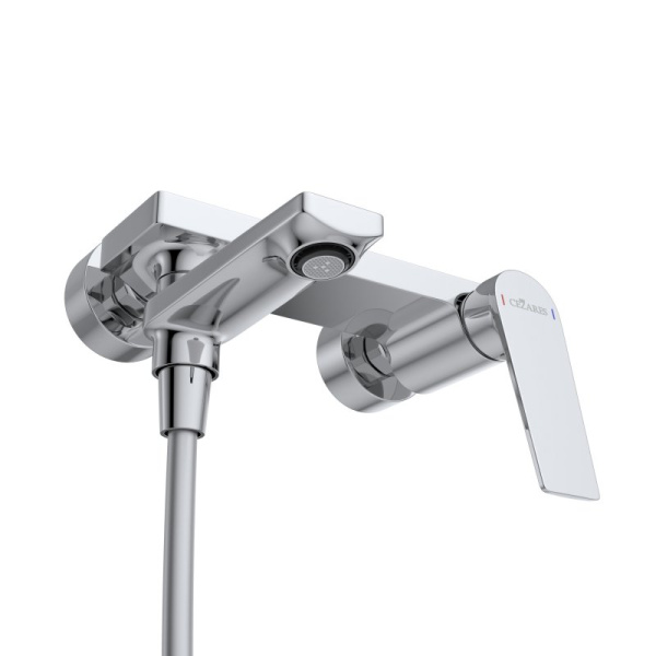смеситель для ванны cezares comfort comfort-vd-01 с душевым гарнитуром, хром