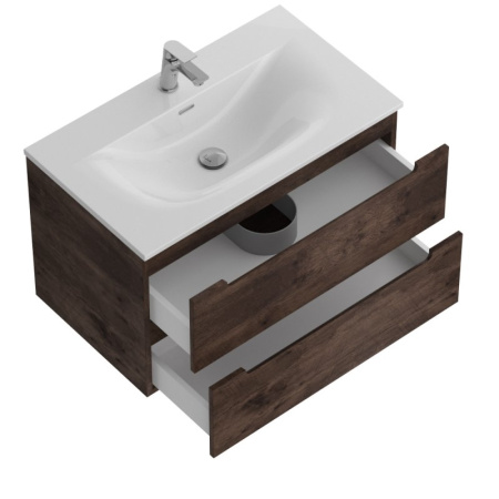 тумба под раковину belbagno etna 80 etna-800-2c-so-rw-p подвесная rovere moro