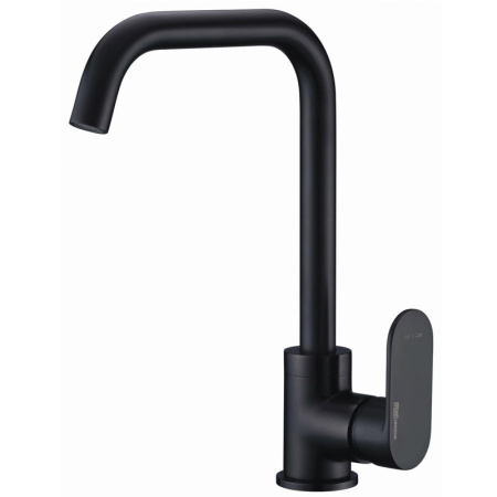 Смеситель для кухни WasserKRAFT Elbе 7407 черный матовый