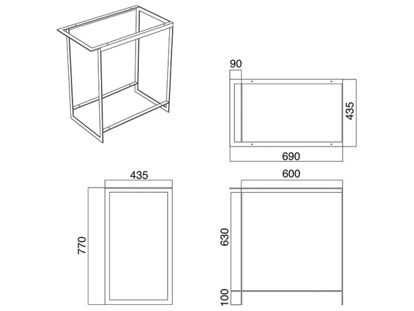 консоль для раковины scarabeo solid 2903/ors цвет золото консоль для раковины scarabeo solid 2903/ors цвет золото