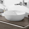 раковина villeroy & boch artis 417943rw накладная, ø43 см, stone white (белый матовый) с покрытием ceramicplus
