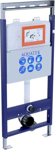 инсталляция aquatek easy fix ins-0000009 для унитаза без клавиши смыва