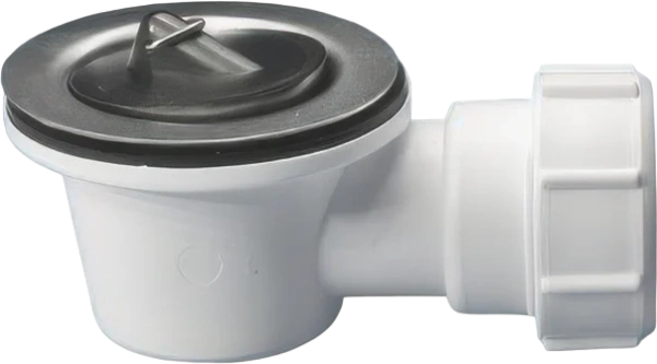 Донный клапан McAlpine MRWW2E для раковины, без перелива, белый