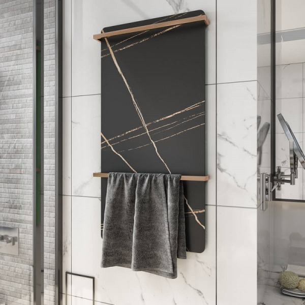 полотенцесушитель электрический black & white n-389 43x6x81 см полотенцесушитель электрический black & white n-389 43x6x81 см