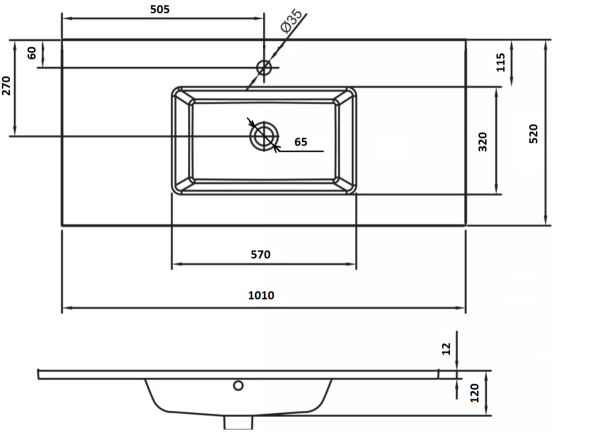 раковина boheme armadi art neoart 100 852-100-g золото