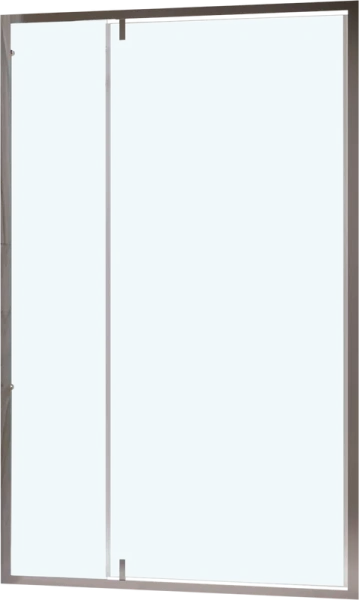 душевая дверь в нишу rgw leipzig le-103 100 см, профиль матовый хром, стекло прозрачное