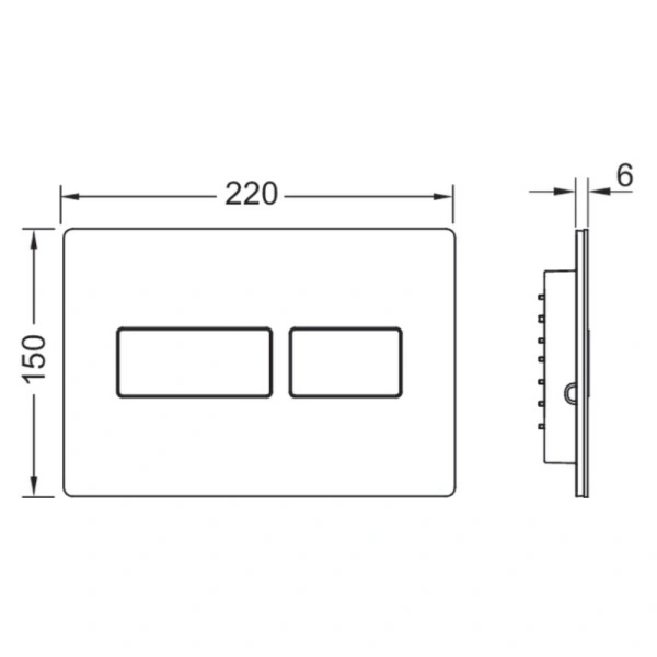 кнопка смыва tece tecesolid 9240436 для инсталляции, латунь