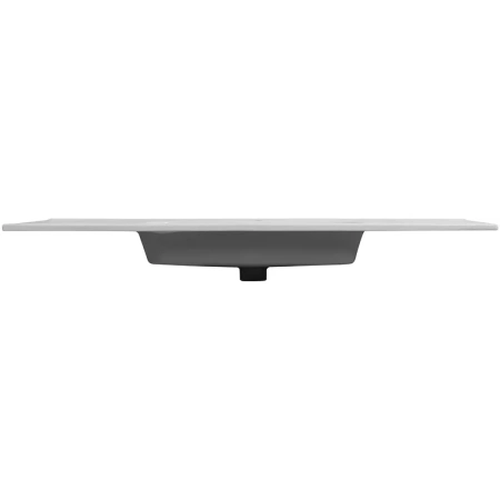раковина cezares duet czr-8095-120 121x46 см, накладная, белый