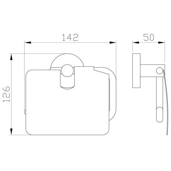Держатель туалетной бумаги Wonzon & Woghand Easy WW-8126 хром