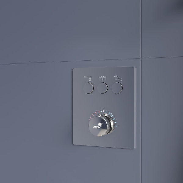 душевая система rgw shower panels sp-370 511408370-01 с термостатом хром