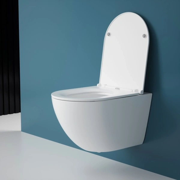 унитаз подвесной esbano fortex-53t (глянцевый белый)