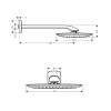 верхний душ hansgrohe puravida 27437000 верхний душ hansgrohe puravida 27437000