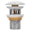 Донный клапан для раковины Iddis Optima Home OPHWS0Wi88 белый глянцевый