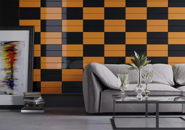 Керамическая плитка Kerama Marazzi Баттерфляй рыжий 2856 настенная 8,5х28,5 см