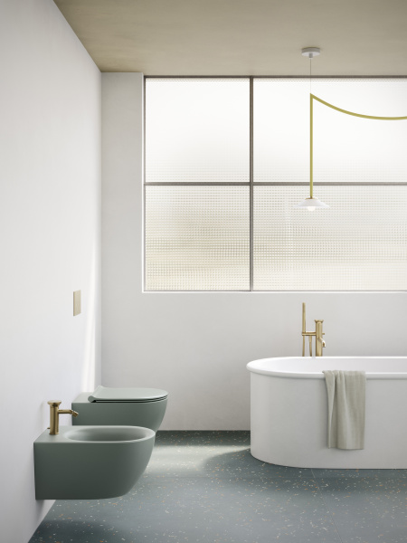 унитаз catalano sfera 0511550028 подвесной, безободковый, без сидения, acqua satinato
