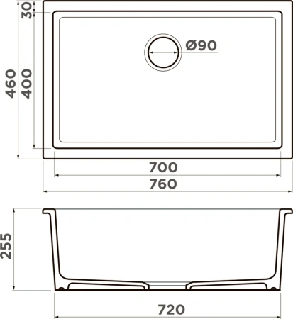 мойка кухонная omoikiri okinoshima 76-u/i-g matt золото