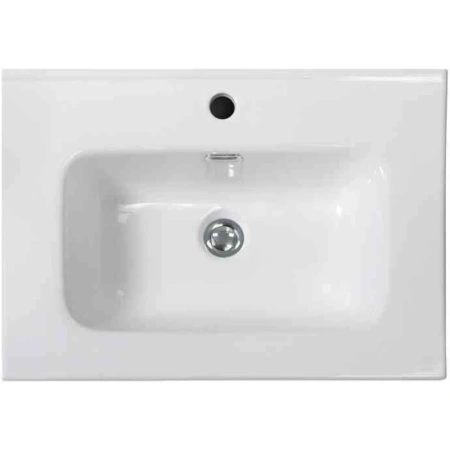 Раковина накладная/полувстраиваемая BelBagno BB700ETL, белая 710x460x170