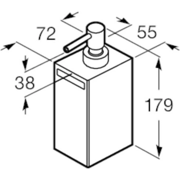 Дозатор Roca Rubik 816841024
