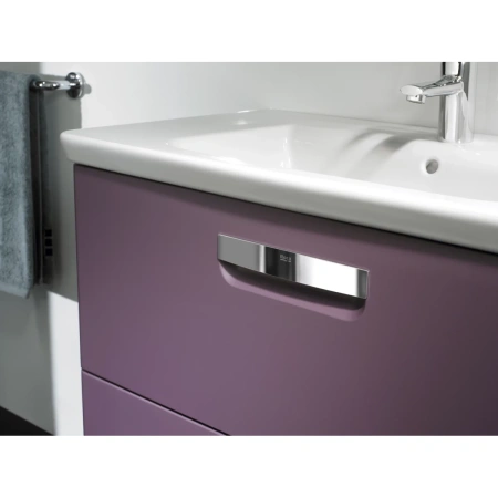 тумба с раковиной фиолетовый 80 см roca the gap zru9302740 + 327470000