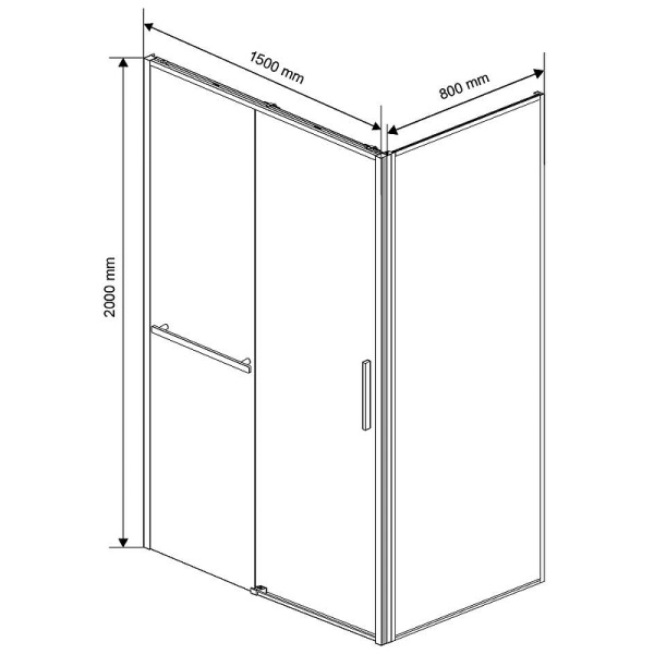 душевой уголок vincea slim soft 150×80 vsr-1ss8015clgm профиль воронная сталь стекло прозрачное