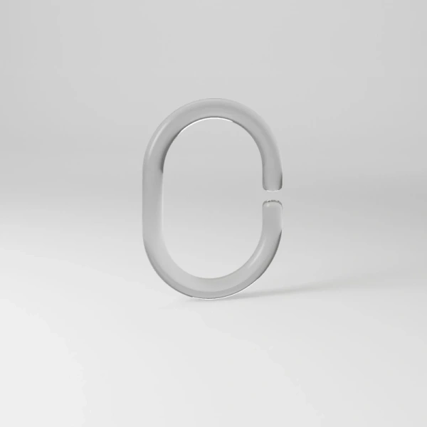 Набор колец для шторы в ванную комнату Iddis Rings RID012P Набор колец для шторы в ванную комнату Iddis Rings RID012P