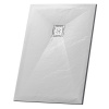 душевой поддон из искусственного камня rgw stt st-0168w 80x160x2,5 белый