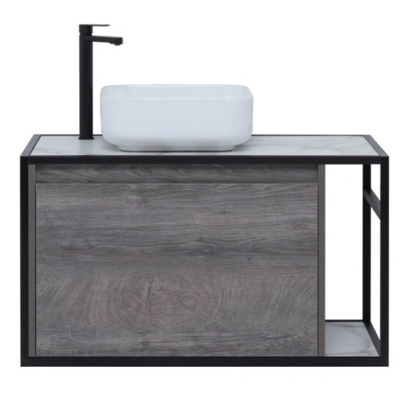 тумба под раковину aquanet nova lite loft 90 l дуб рошелье, 00261656