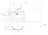 раковина полувстраиваемая belbagno 120 r bb1200/480-lv-mr-r белая