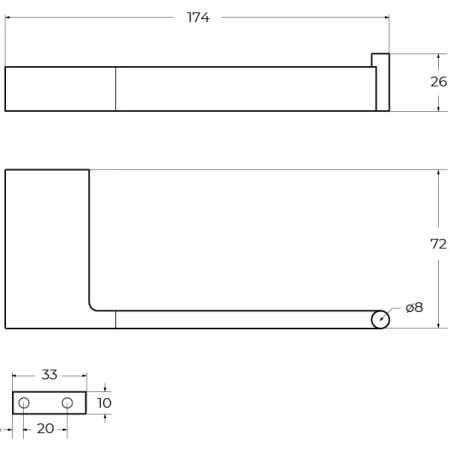 держатель туалетной бумаги cezares slider slider-ph1-in сатин