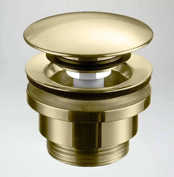 донный клапан paffoni zsca050hg для раковины, золотой