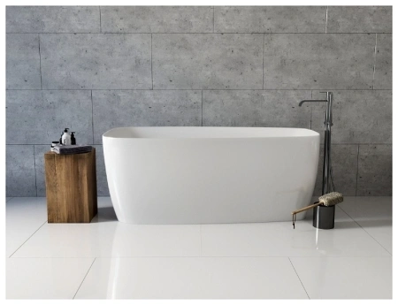 акриловая ванна aquanet trend 170x78 260046, цвет белый глянцевый