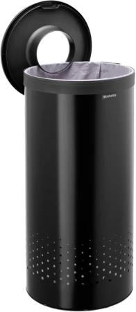 корзина для белья brabantia 242342 матовая черная