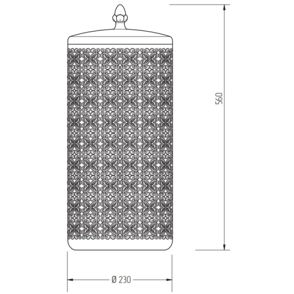 Корзина для белья Migliore Complementi 24734 цвет золото