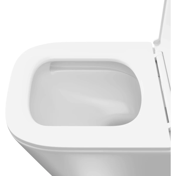 унитаз подвесной kerama marazzi cubo cu.t.wc.02 безободковый, торнадо, с сиденьем микролифт, белый глянец
