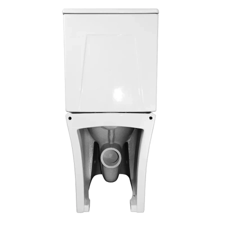 унитаз компакт azario anteo round az-1219a напольный, безободковый, с бачком и сиденьем микролифт, 63х38.5х82 см, белый