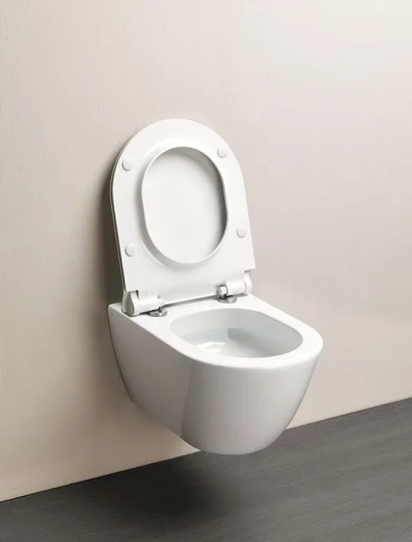 унитаз gsi pura 881611 подвесной, смыв торнадо swirlflush 2.0, без крышки, цвет белый глянцевый