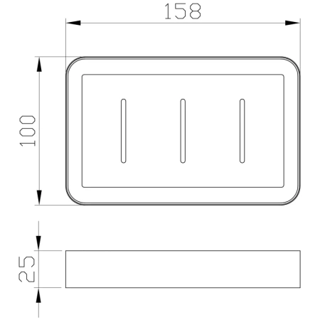 мыльница wonzon & woghand lotte ww-8324-bg настенная, золотой матовый