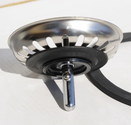 донный клапан mcalpine mrskw7 для раковины, без перелива, с пробкой-решеткой, хром