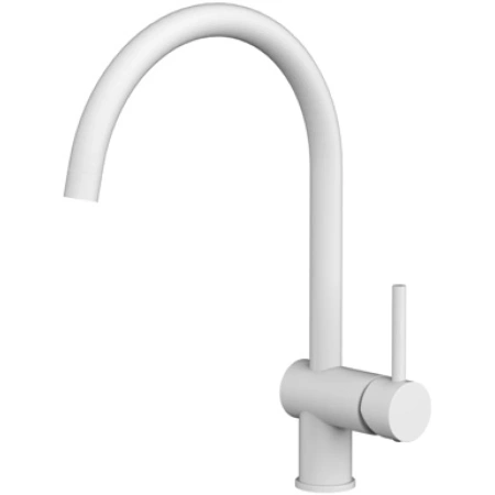 Смеситель Paffoni Light LIG280BO для кухни, белый матовый