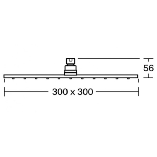 верхний душ ideal standard idealrain pro b9844aa