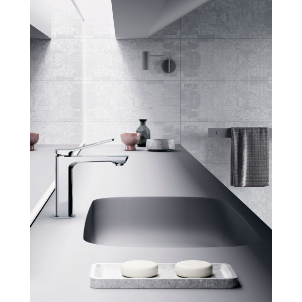 смеситель paffoni tilt ti071cr для раковины, без донного клапна, хром глянцевый