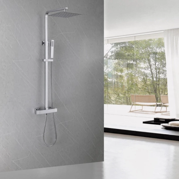 душевая система abber daheim af8260l 250 мм, с термостатом, хром душевая система abber daheim af8260l 250 мм, с термостатом, хром