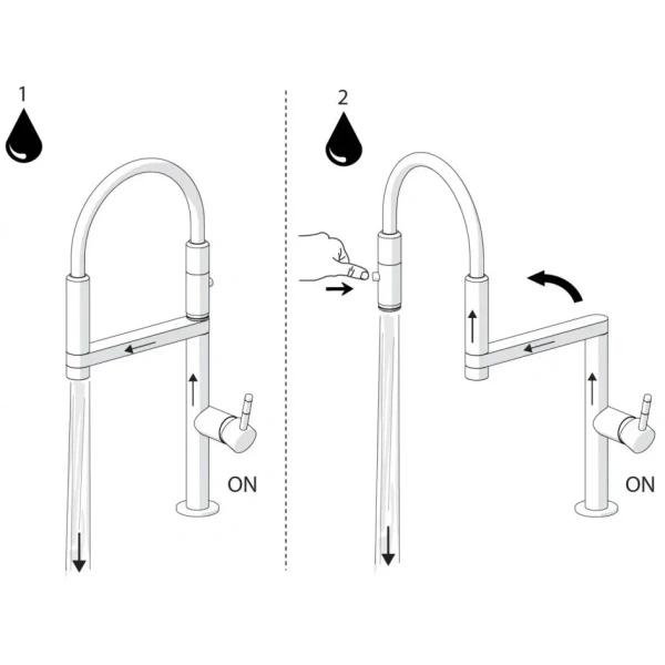 смеситель для кухни nobili move mv92300/50rcp