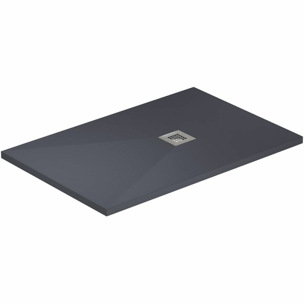 поддон для душевой кабинки из искусственного камня allen brau priority 120×90 8.31007-am антрацит