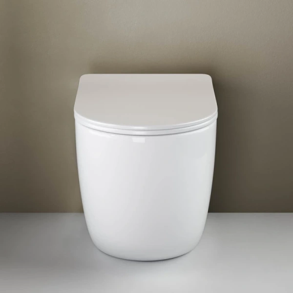 унитаз приставной ceramicanova mia cn1810 с микролифтом, безободковый