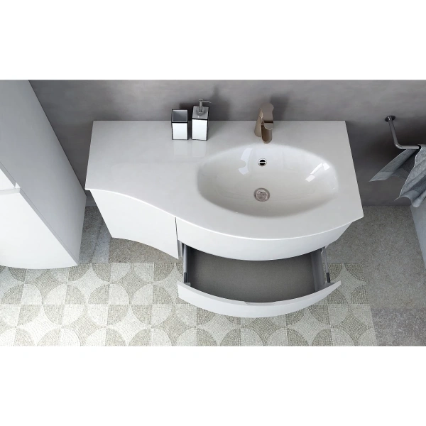 подвесной шкаф cezares vague 34 l 44228 bianco lucido